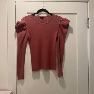 Splendid: Mauve ribbed sweater (worn once)